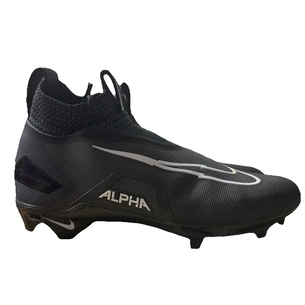 Nike Alpha Menace Elite 3 Football Cleats Black | CT6648-010 Men Size 13